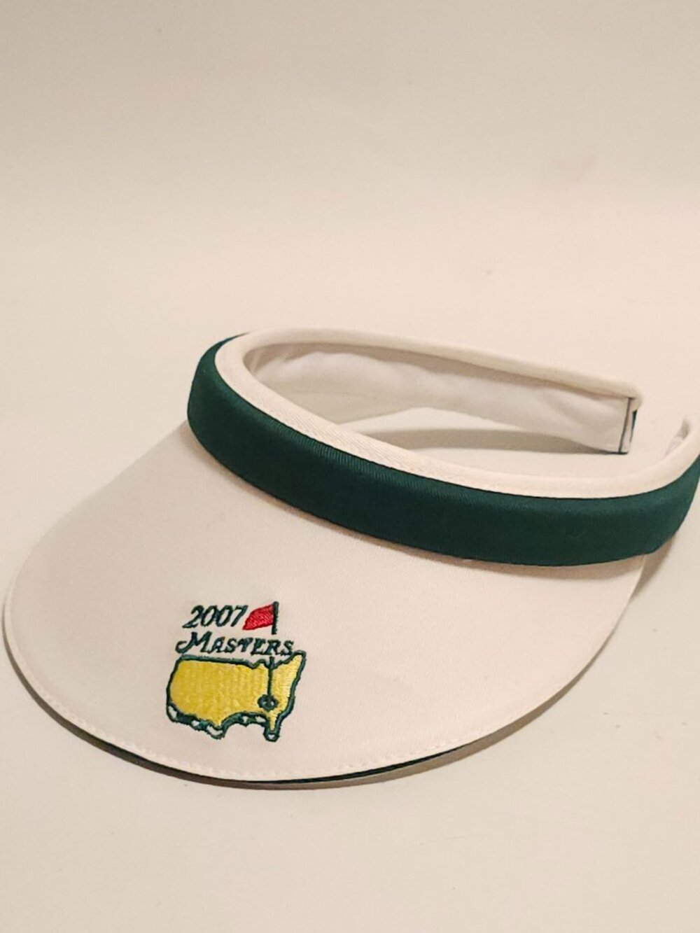 2007 MASTERS Magnolia Lane Women's Green/White Visor